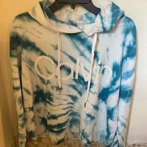 Calvin Klein Hooded Sweatshirt  (sz M)